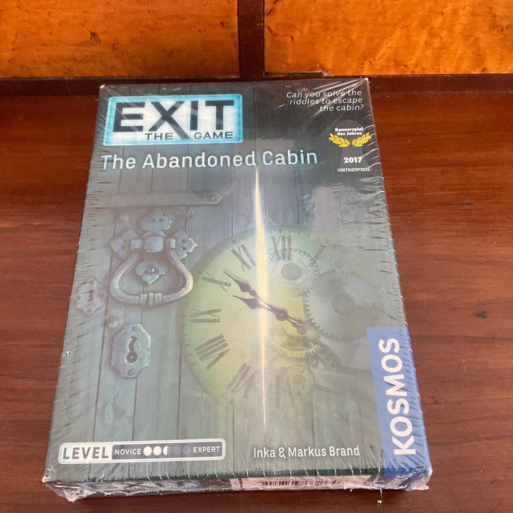 Exit the Game, The Abandoned Cabin, New, Unopened